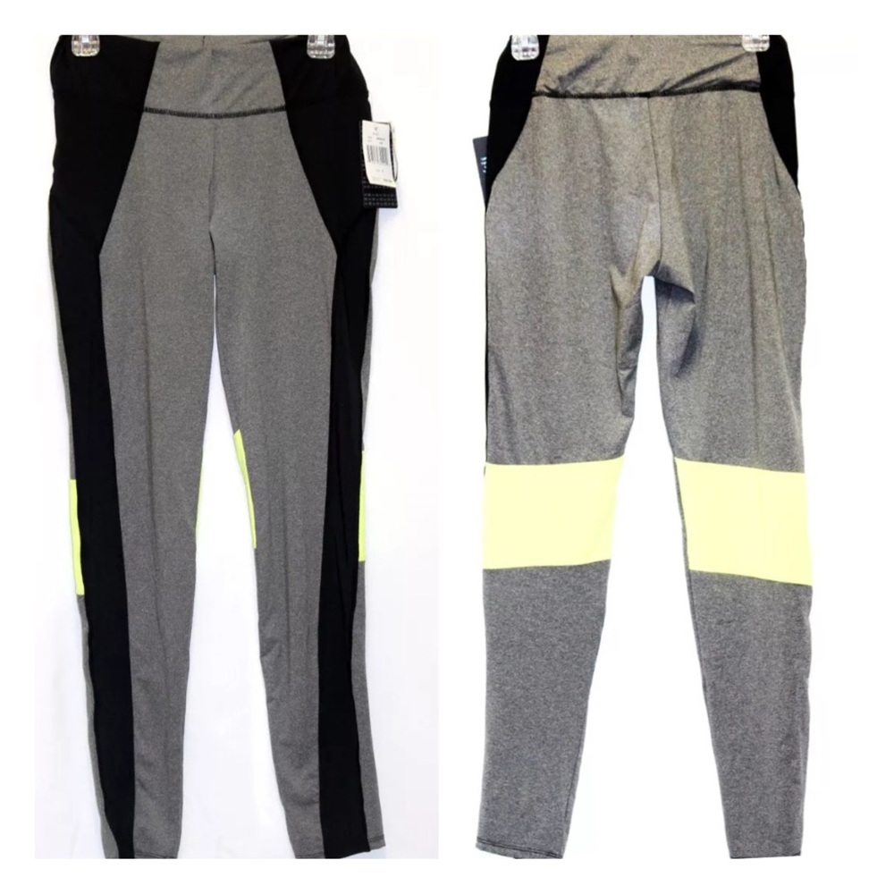 PL MOVEMENT ATHLETIC PANTS LEGGINGS SIZE S NEON